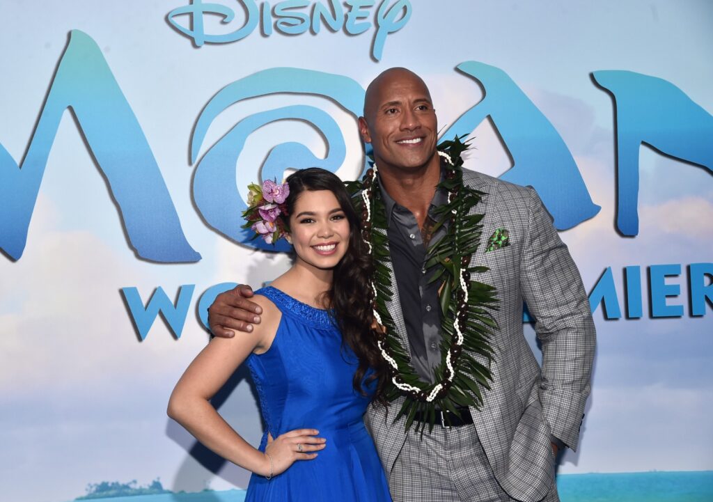 Moana - The rock está no elenco como Maui