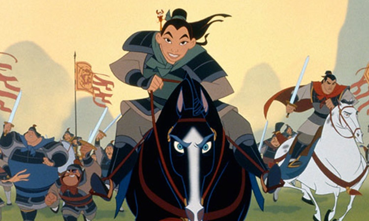Inspirada na lenda chinesa de Hua Mulan, esta personagem da Disney se disfarça de homem para lutar no exército chinês